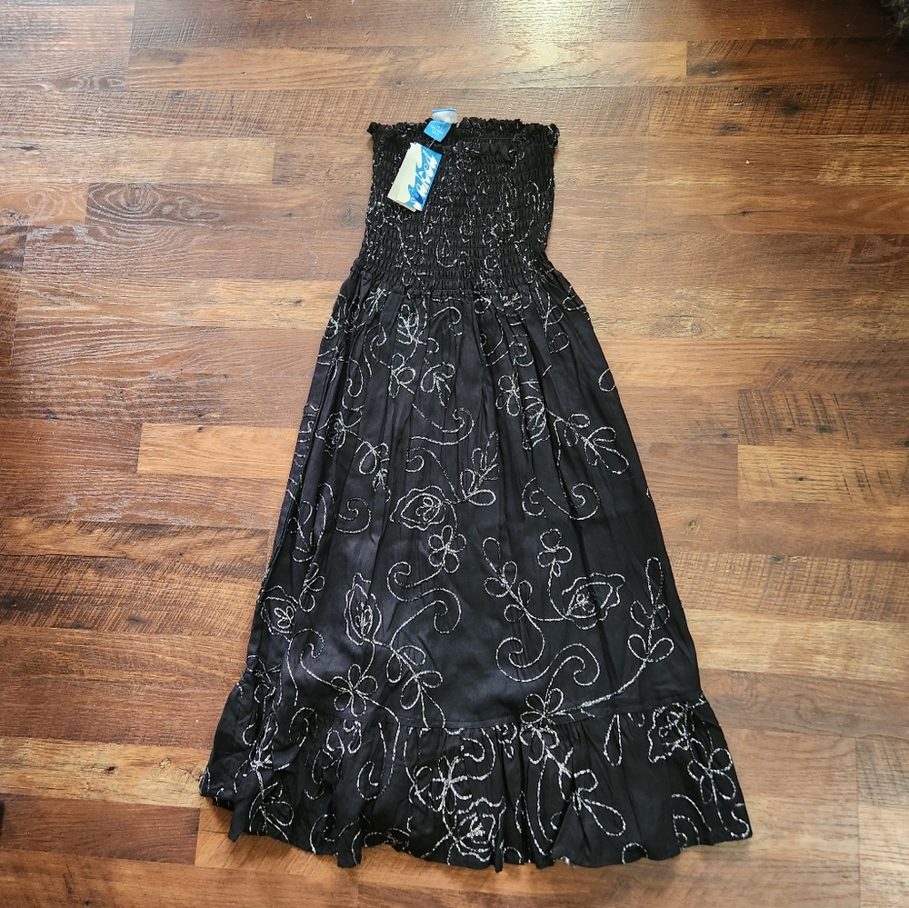 Women's Floral SOAKED  Strapless Dress NWT Size M